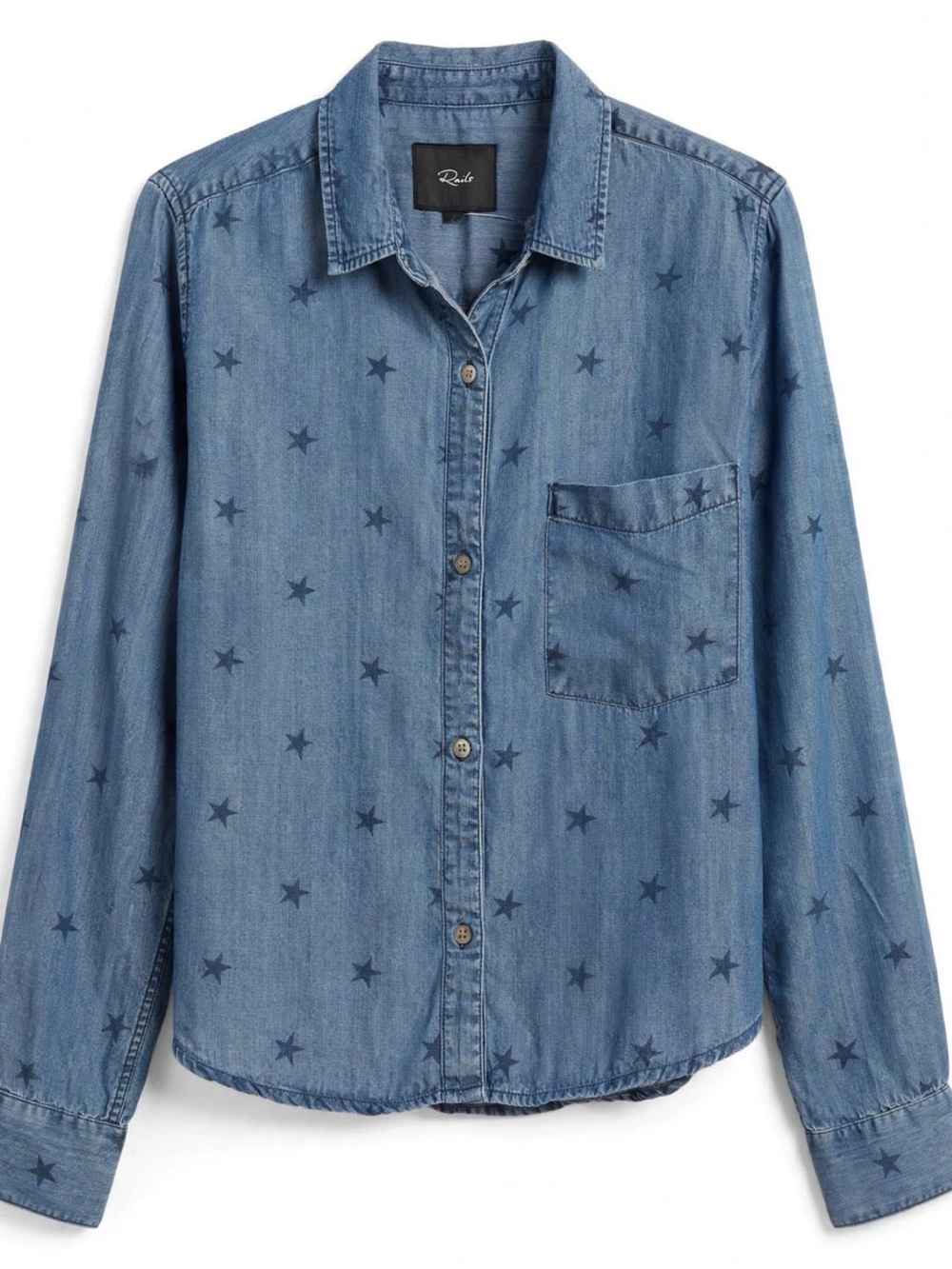 Rails Dana Star Print Chambray Shirt